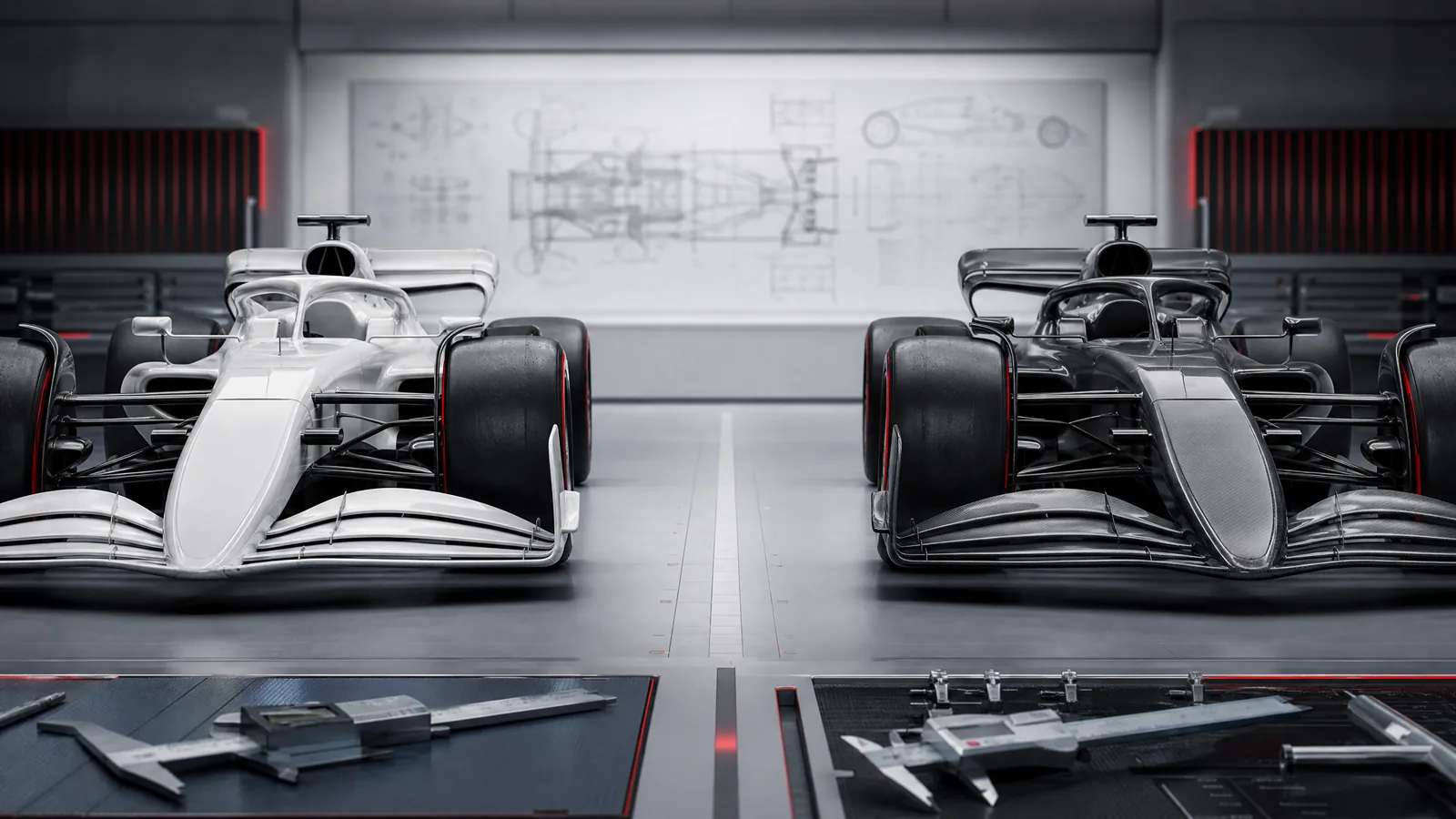 Ilustración editorial de Automifya: Cómo comparar dos F1 sin probarlos: plantilla de análisis documental reproducible